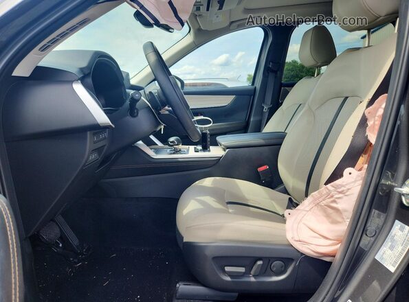 JM3KK1HC1R1166033 2024 MAZDA CX-90 Gray Widok wnętrza z przodu
