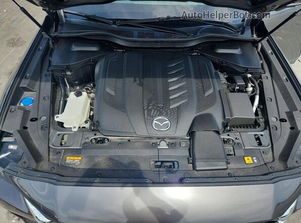 JM3KK1HC1R1166033 2024 MAZDA CX-90 Gray Widok komory silnika