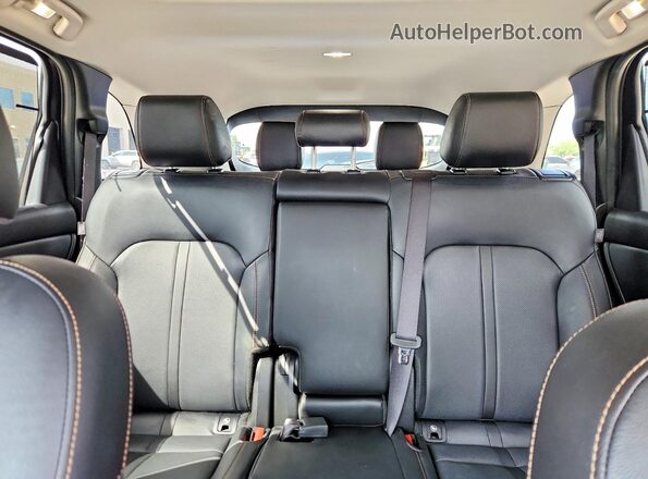 JM3KK1HC3R1141439 2024 MAZDA CX-90 Black Rear seats view