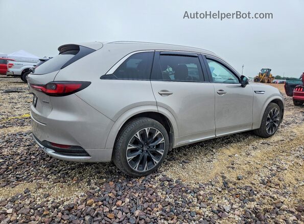 JM3KK1HCXR1136867 2024 MAZDA CX-90 Серебряный Задняя правая четверть