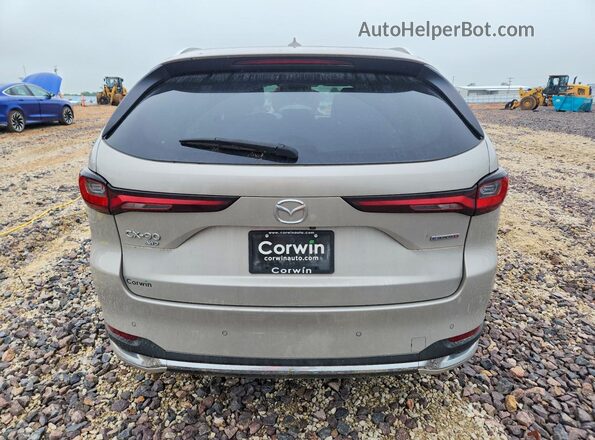 JM3KK1HCXR1136867 2024 MAZDA CX-90 Серебряный Вид сзади
