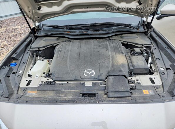 JM3KK1HCXR1136867 2024 MAZDA CX-90 Серебряный Вид задней части салона
