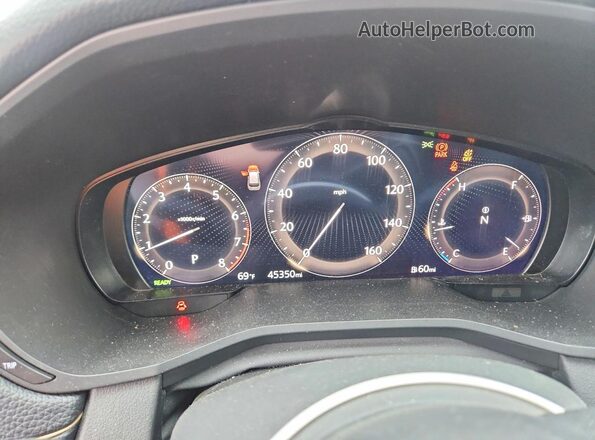JM3KK1HCXR1136867 2024 MAZDA CX-90 Серебряный Вид щитка приборов