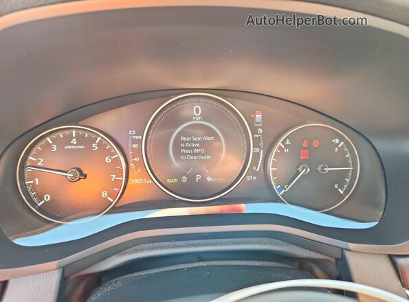 JM3KKAHD0R1180384 2024 MAZDA CX-90 Синий Вид щитка приборов
