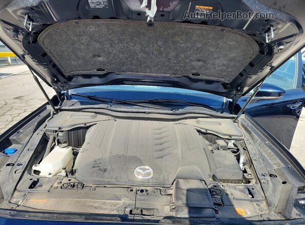 JM3KKAHD0R1180384 2024 MAZDA CX-90 Синий Вид подкапотного пространства