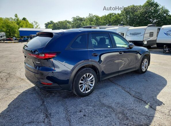 JM3KKAHD0R1180384 2024 MAZDA CX-90 Синий Задняя правая четверть