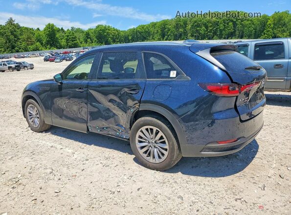 JM3KKAHD7R1183508 2024 MAZDA CX-90 Синий Задняя левая четверть