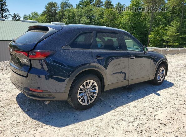 JM3KKAHD7R1183508 2024 MAZDA CX-90 Синий Задняя правая четверть