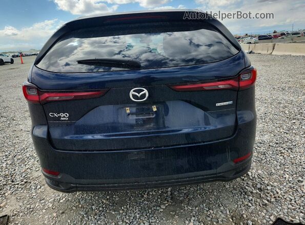 JM3KKBHA1R1177943 2024 MAZDA CX-90 Blue Вид ззаду