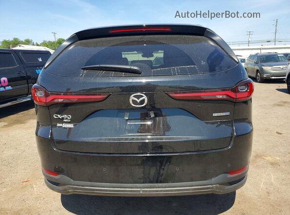 JM3KKBHA2S1239503 2025 MAZDA CX-90 Black Вид ззаду