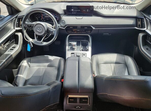 JM3KKBHA5R1124694 2024 MAZDA CX-90 Blue Widok deski rozdzielczej