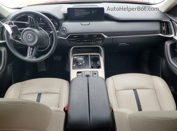 JM3KKBHA7R1158605 2024 MAZDA CX-90 Red წინა პანელის ხედი