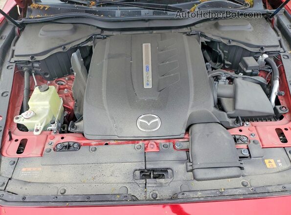 JM3KKBHA7R1158605 2024 MAZDA CX-90 Red ძრავის განყოფილების ხედი