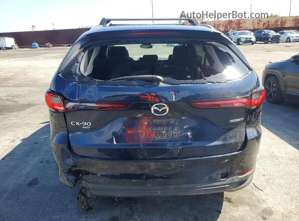 JM3KKBHA7R1159687 2024 MAZDA CX-90 Blue უკანა ხედი