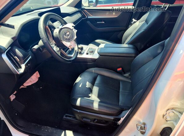 JM3KKBHA7S1238086 2025 MAZDA CX-90 White Вид салону спереду