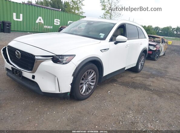JM3KKBHA8S1211592 2025 MAZDA CX-90 PHEV Белый Передняя левая четверть