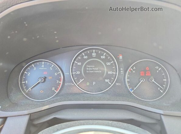 JM3KKBHD1S1223352 2025 MAZDA CX-90 Бежевый Вид щитка приборов
