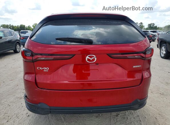 JM3KKBHD3R1164816 2024 MAZDA CX-90 Red Widok z tyłu