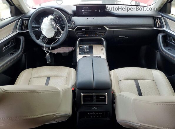 JM3KKBHD3R1164816 2024 MAZDA CX-90 Red Widok deski rozdzielczej