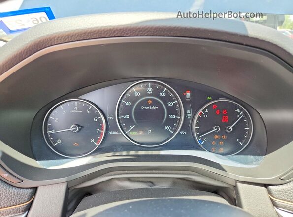 JM3KKBHD3S1240833 2025 MAZDA CX-90 Blue Вид щитка приладів