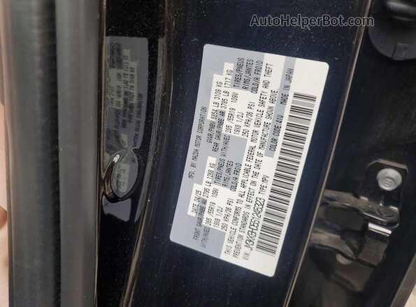 JM3KKBHD5S1245323 2025 MAZDA CX-90 Black Vista de la etiqueta del VIN