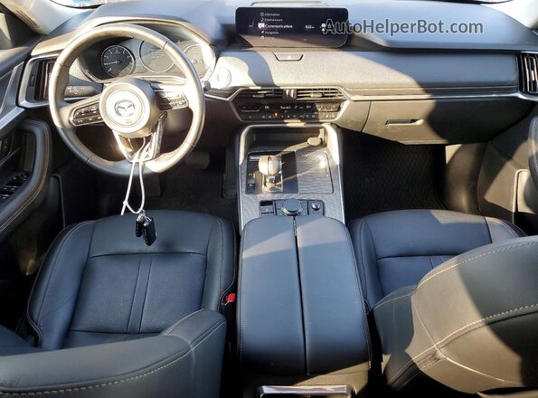 JM3KKBHD6R1176216 2024 MAZDA CX-90 Black Dashboard view