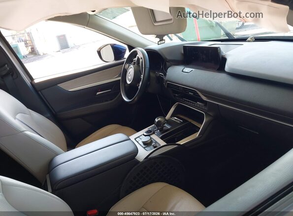 JM3KKBHD7R1116381 2024 MAZDA CX-90 Dark Blue Вид салону спереду