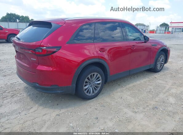 JM3KKBHD8R1186505 2024 MAZDA CX-90 Burgundy უკანა მარჯვენა