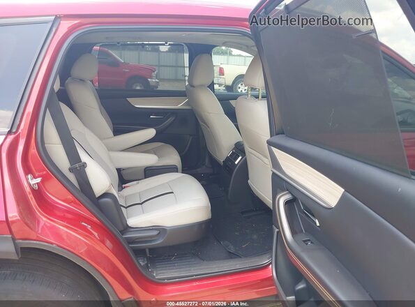 JM3KKBHD8R1186505 2024 MAZDA CX-90 Burgundy VIN კოდის სტიკერის ხედი