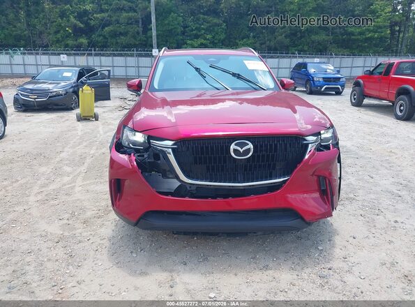 JM3KKBHD8R1186505 2024 MAZDA CX-90 Burgundy წინა ხედი
