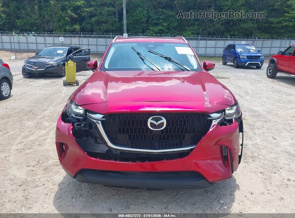 JM3KKBHD8R1186505 2024 MAZDA CX-90 Burgundy ხელსაწყოთა პანელის ხედი