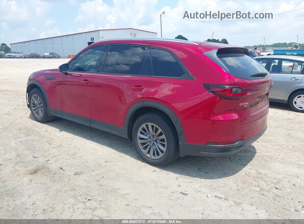 JM3KKBHD8R1186505 2024 MAZDA CX-90 Burgundy უკანა მარცხენა
