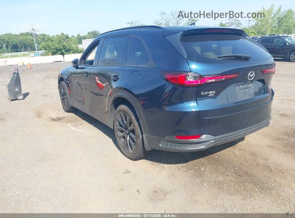 JM3KKCHA1S1245086 2025 MAZDA CX-90 PHEV Blue Rear left