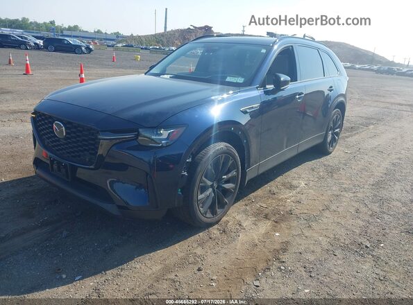 JM3KKCHA1S1245086 2025 MAZDA CX-90 PHEV Blue Front left