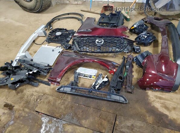 JM3KKCHA8S1245943 2025 MAZDA CX-90 Бордовый Вид наклейки с VIN-кодом