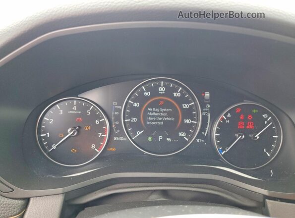 JM3KKCHD0R1166948 2024 MAZDA CX-90 Gray Widok zestawu wskaźników