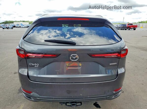 JM3KKCHD0R1166948 2024 MAZDA CX-90 Gray Widok z tyłu