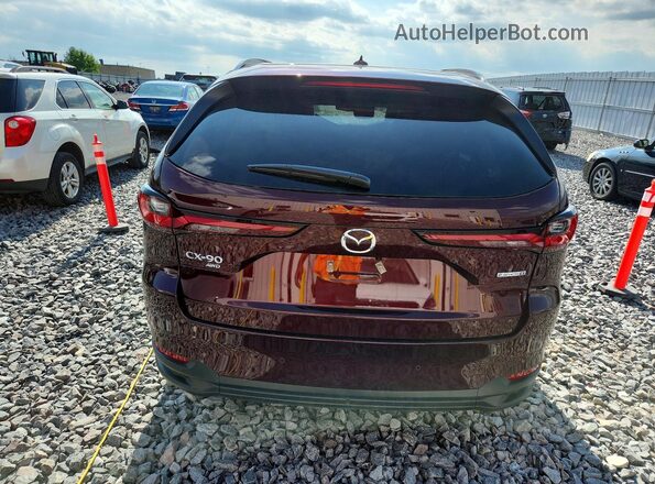 JM3KKCHD1S1250119 2025 MAZDA CX-90 Red Rear view