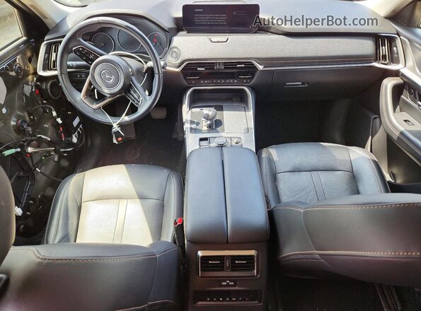 JM3KKCHD3R1134480 2024 MAZDA CX-90 Black Вид панелі приладів