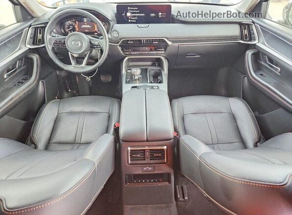 JM3KKCHD4S1229202 2025 MAZDA CX-90 Silver წინა პანელის ხედი