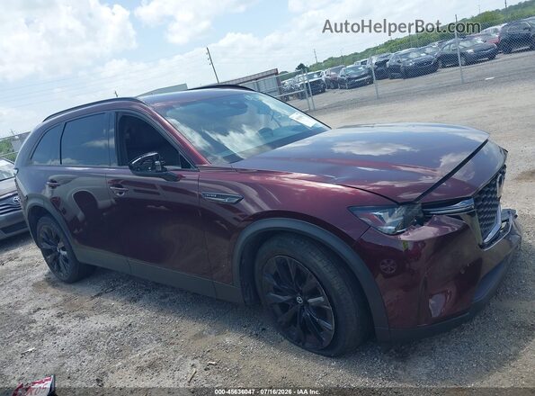 JM3KKCHD6S1209548 2025 MAZDA CX-90 Purple Widok wnętrza z tyłu