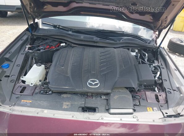 JM3KKCHD6S1209548 2025 MAZDA CX-90 Purple Widok z tyłu