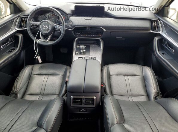 JM3KKCHD7R1149337 2024 MAZDA CX-90 White წინა პანელის ხედი