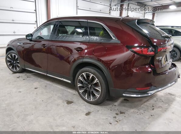 JM3KKDHA2R1147264 2024 MAZDA CX-90 PHEV Maroon Tył lewy