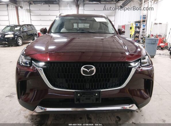 JM3KKDHA2R1147264 2024 MAZDA CX-90 PHEV Maroon Widok wnętrza z tyłu