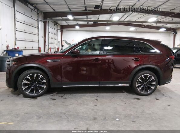 JM3KKDHA2R1147264 2024 MAZDA CX-90 PHEV Maroon 