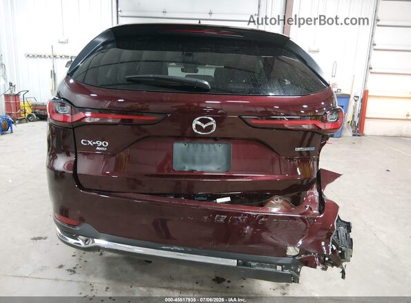 JM3KKDHA2R1147264 2024 MAZDA CX-90 PHEV Maroon 