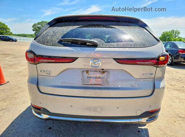 JM3KKDHA3R1141571 2024 MAZDA CX-90 Silver უკანა ხედი