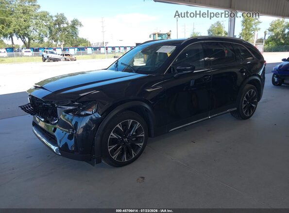 JM3KKDHA4R1138520 2024 MAZDA CX-90 PHEV Black Vista tres cuartos delantera izquierda