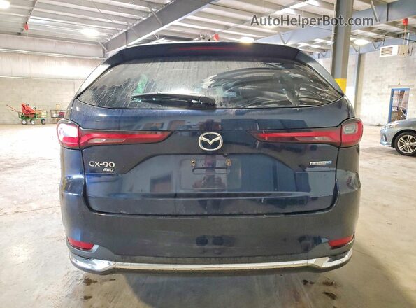 JM3KKDHA4R1158203 2024 MAZDA CX-90 Blue Вид ззаду
